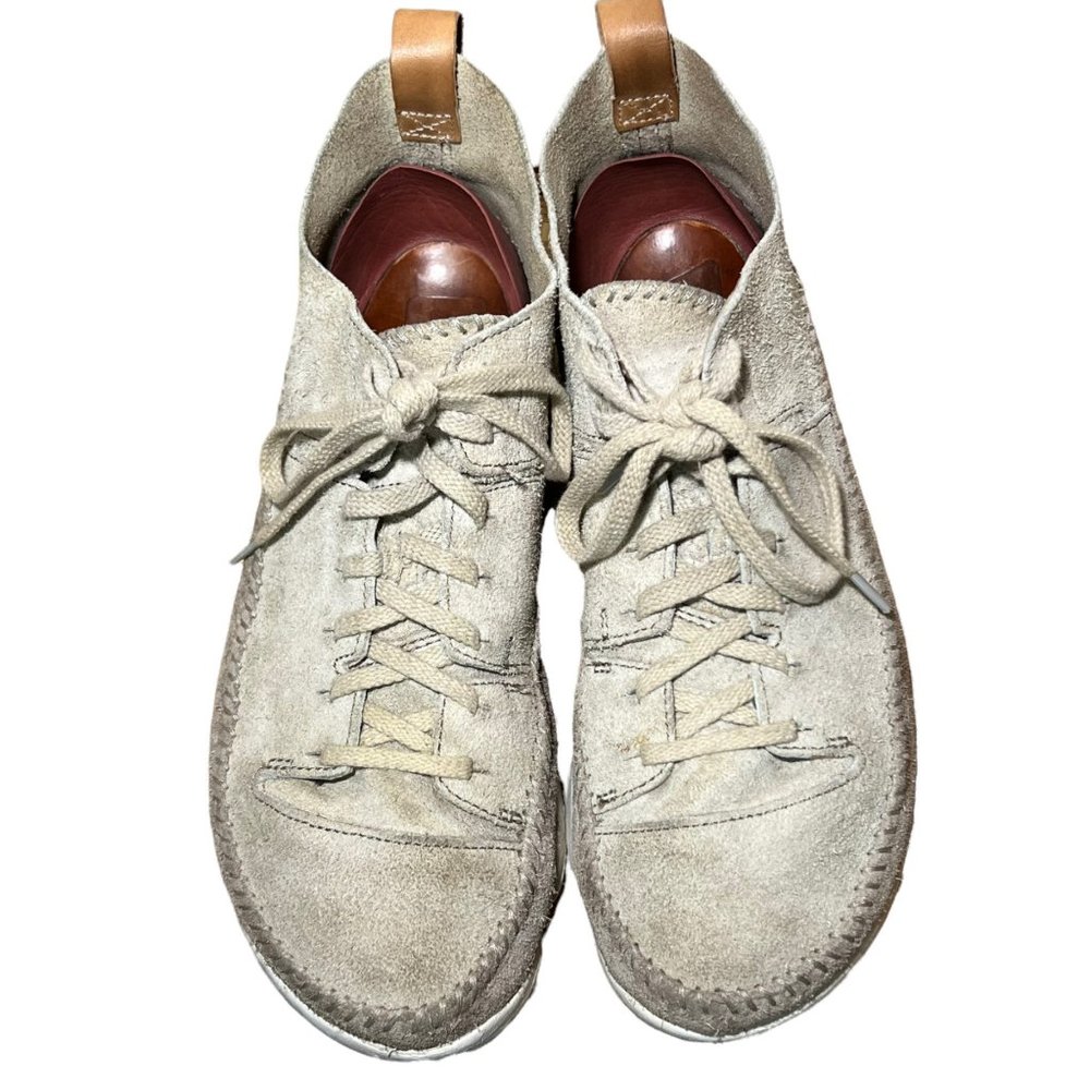 Clarks Originals Trigenic Flex Vibram Sole Suede Men's Shoes Sand/Tan Size 9M